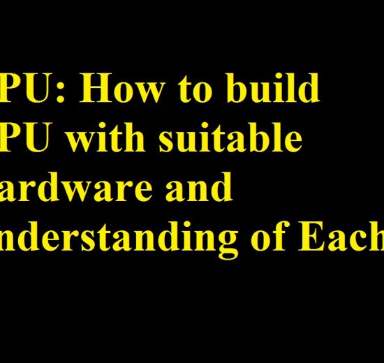Choose GPU with Suitable hardware